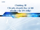 Bài giảng Tài chính doanh nghiệp: Chương 3.2 - HV Ngân Hàng