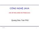 Bài giảng Công nghệ Java: Chương 6 - Trần Quang Diệu