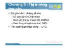 Bài giảng Thị trường chứng khoán: Chương 3 - Thị trường thứ cấp