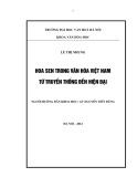 Tóm tắt Khóa luận tốt nghiệp Văn hóa học: Hoa sen trong văn hóa Việt Nam từ truyền thống đến hiện đại