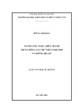 Luận văn Thạc sĩ Lịch sử: Nguồn gốc cuộc chiến tranh Trung Đông lần thứ nhất (1948-1949) và những hệ lụy