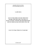 Luận văn Thạc sĩ Quản lý Giáo dục: Quản lý hoạt động giáo dục phẩm chất cho học sinh Trung học cơ sở Thọ Văn huyện Tam Nông, tỉnh Phú Thọ theo định hướng chương trình giáo dục phổ thông tổng thể