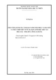 Luận văn Thạc sĩ Khoa học: Phân tích, đánh giá cảnh quan sinh thái phục vụ bảo tồn và phát triển bền vững đa dạng sinh học khu vực Phia Oắc - Phia Đén, tỉnh Cao Bằng