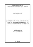 Luận văn Thạc sĩ Triết học: Quan niệm về bầu cử của John Stuart Mill trong tác phẩm “Chính thể đại diện” và ý nghĩa của nó đối với Việt Nam hiện nay