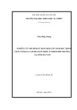 Luận văn Thạc sĩ Khoa học: Nghiên cứu mô hình sử dụng đệm lót sinh học trong chăn nuôi gia cầm để giảm thiểu ô nhiễm môi trường tại tỉnh Hà Nam