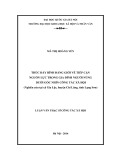 Luận văn Thạc sĩ Công tác xã hội: Thúc đẩy bình đẳng giới về tiếp cận nguồn lực trong gia đình người Nùng dưới góc nhìn công tác xã hội (Nghiên cứu tại xã Gia Lộc - huyện Chi Lăng - tỉnh Lạng Sơn)