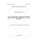 Tóm tắt Luận văn Thạc sĩ: Quản lý kiến trúc cảnh quan Khu đô thị mới Phú Điền 2-Từ Sơn - Bắc Ninh