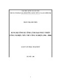 Tóm tắt Luận văn Thạc sĩ Lịch sử: Đảng bộ tỉnh Hà Tĩnh lãnh đạo phát triển công nghiệp, tiểu thủ công nghiệp (1996-2006)