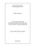 Luận văn Thạc sĩ Giáo dục: Quản lý hoạt động dạy học theo hướng tích hợp tại Trường trung học cơ sở Tứ Mỹ huyện Tam Nông tỉnh Phú Thọ