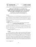 Khảo sát ảnh hưởng của các họ Củ nưa và nhiệt độ bảo quản đến hàm lượng glucomannan trồng tại một số tỉnh miền Nam và Tây Nguyên