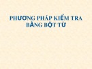 Bài giảng Phương pháp kiểm tra bằng bột từ