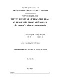 Luận văn Thạc sĩ Văn học: Truyền thuyết về Nữ thần, Mẫu thần và Thánh Mẫu trong không gian văn hóa Hòa Bình và Thanh Hóa