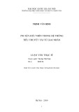 Tóm tắt Luận văn Thạc sĩ Văn học: Truyện Kiều nhìn trong hệ thống tiểu thuyết tài tử giai nhân