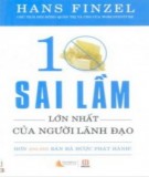  10 sai lầm lớn nhất của người lãnh đạo: phần 1