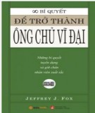  bí quyết để trở thành ông chủ vĩ đại - nxb lao động xã hội