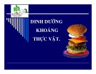 Bài giảng Dinh dưỡng khoáng thực vật