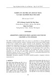 Nghiên cứu hấp phụ ion Amoni sử dụng vật liệu Graphite hoạt hóa KOH
