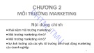 Bài giảng Marketing căn bản: Chương 2 - ĐH Thương mại