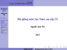 Bài giảng Toán cao cấp C2: Chương 2 - Nguyễn Anh Thi