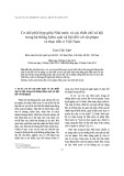 Cơ chế phối hợp giữa Nhà nước và thiết chế xã hội trong hệ thống kiểm soát xã hội đối với tội phạm và thực tiễn ở Việt Nam