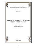 Luận văn thạc sĩ Văn học Việt Nam: Nghệ thuật tràn thuật trong tiểu thuyết Nguyễn Bắc Sơn