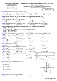 Đề thi KS kiến thức THPT năm 2017-2018 môn Toán lớp 12 - Sở GD&ĐT Vĩnh Phúc - Mã đề 912