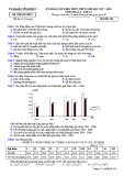 Đề thi KS kiến thức THPT năm 2017-2018 môn Địa lí lớp 12 - Sở GD&ĐT Vĩnh Phúc - Mã đề 501