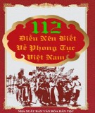  112 điều nên biết về phong tục việt nam: phần 1 - nxb văn hóa dân tộc