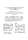 The Concentration and Competition of Vietnam Mobile Telecommunications Market Through Hirschman-Herfindahl Index and Elasticity of Demand