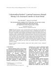 Understanding Students’ Learning Experiences through Mining User-Generated Contents on Social Media