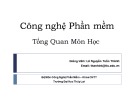 Bài giảng Công nghệ phần mềm: Bài 0 - TS. Lê Nguyễn Tuấn Thành