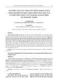 Tác động của các nhân tố thuộc phong cách lãnh đạo đến kết quả thực hiện công việc của cán bộ công chức các cơ quan chuyên môn tại tỉnh Sóc Trăng