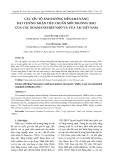 Các yếu tố ảnh hưởng đến khả năng đạt chứng nhận tiêu chuẩn môi trường (ESC) của các doanh nghiệp nhỏ và vừa tại Việt Nam