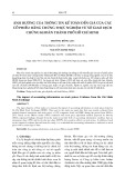 Ảnh hưởng của thông tin kế toán đến giá của các cổ phiếu: bằng chứng thực nghiệm từ sở giao dịch chứng khoán Thành phố Hồ Chí Minh