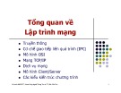 Bài giảng Lập trình mạng: Tổng quan về lập trình mạng - Bùi Minh Quân