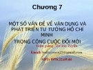 Bài giảng Tư tưởng Hồ Chí Minh - Chương 7:  Một số vấn đề về vận dụng và phát triển tư tưởng Hồ Chí Minh trong công cuộc đổi mới