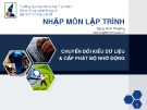 Bài giảng Nhập môn lập trình - Bài 10: Quản lý bộ nhớ