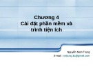 Bài giảng Hệ điều hành Linux - Chương 4: Cài đặt phần mềm và trình tiện ích