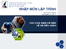 Bài giảng Nhập môn lập trình - Bài 3: Hệ điều hành