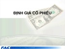 Bài giảng Định giá cổ phiếu