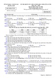 Đề thi KSCL môn Địa lí lớp 12 năm 2017-2018 - Sở GD&ĐT Quảng Nam - Mã đề 619