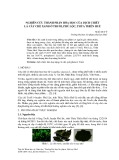 Nghiên cứu thành phần hóa học của dịch chiết lá cây chè xanh ở Truồi, Phú Lộc, Thừa Thiên Huế