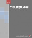 Giáo trình Microsoft Excel 2007: Bài 3