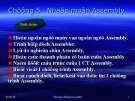 Bài giảng Cấu trúc máy tính - Chương 6: Nhập môn Assembly