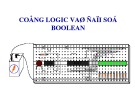 Bài giảng Kỹ thuật số - Phần 6: Cổng Logic và đại số Boolean