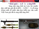 Bài giảng Giới thiệu một số loại vũ khí bộ binh - Bài 4: Súng diệt tăng B40