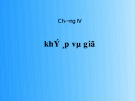 Bài giảng chương 4 - Khí áp và gió