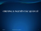 Bài giảng Khoa học quản lý đại cương: Chương 3 - Vũ Thị Cẩm Thanh