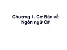 Bài giảng Lập trình hướng đối tượng: Chương 1 - Nguyễn Minh Thi