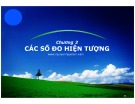 Bài giảng Nguyên lý thống kê: Chương 3 - Nguyễn Ngọc Lam (2017)